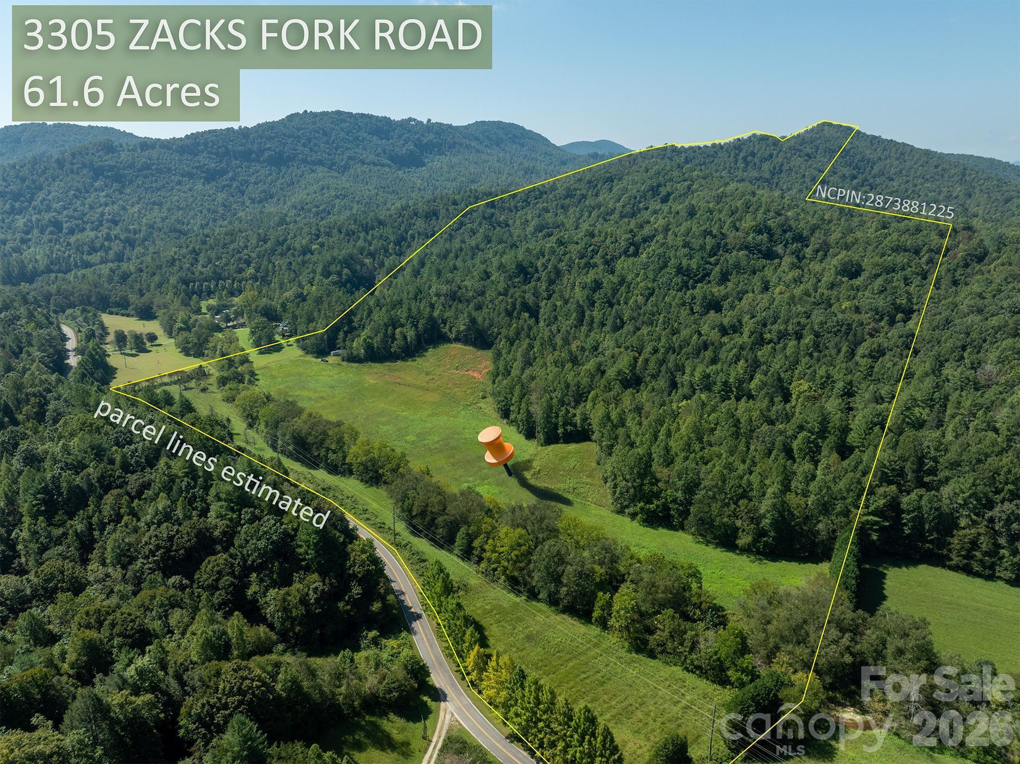 Photo 2 of Land for sale at 3305 Zacks Frk Rd, Lenoir, NC 28645 | MLS# 4426701 | Listing updated on 2026-09-21