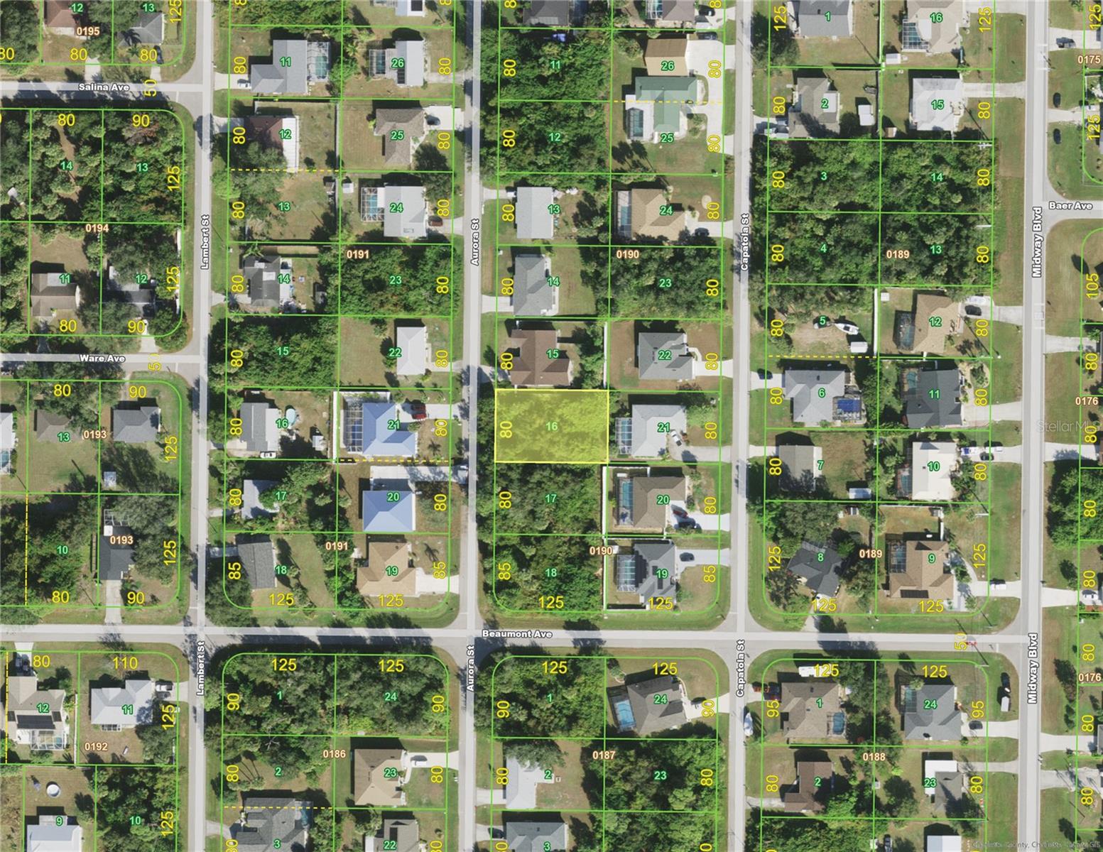 Photo 2 of Land for sale at 305 Aurora St, Port Charlotte, FL 33948 | MLS# C7532444 | Listing updated on 2026-10-24