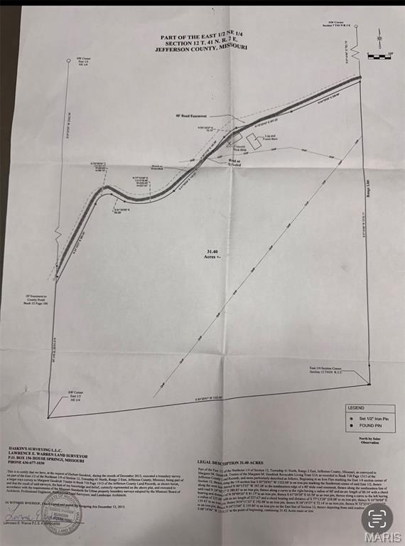 Photo 2 of Land for sale at 1300 Altheas Aly, Robertsville, MO 63072 | MLS# MIS26063187 | Listing updated on 2026-10-07