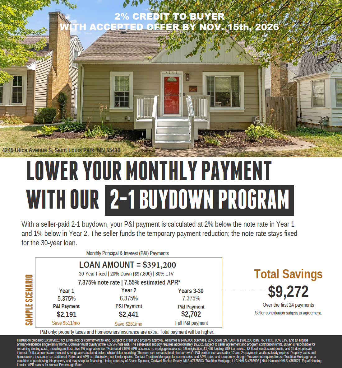 Single family home for sale at 4245 Utica Ave S, Minneapolis, MN 55416 | MLS# 7125303