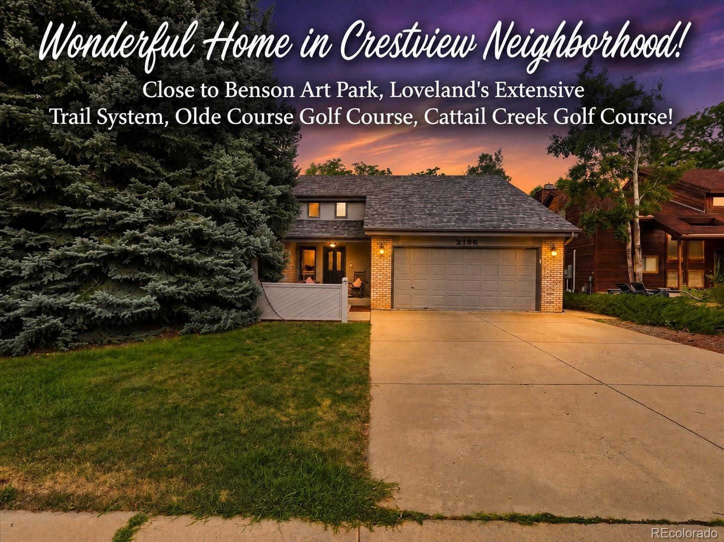 Single family home for sale at 2186 Evergreen Pl, Loveland, CO 80538 | MLS# 8822308